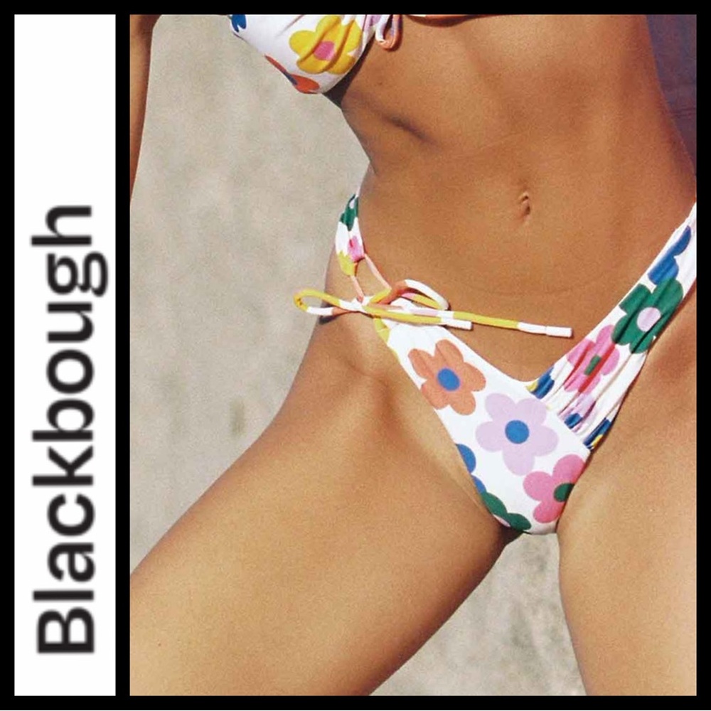 NWOT Blackbough Daisies Bloom Bikini Bottom - Multicolor